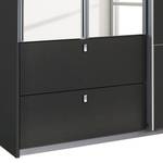 Armoire Kombino Gris métallisé - Largeur : 181 cm