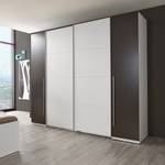 Armoire mixte Semitau Blanc / Lave - Largeur : 270 cm