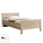 Comfortbed I Meran grof gezaagde eikenhouten look - 100 x 210cm - Geen opbergruimte