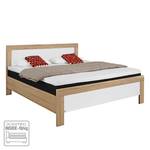 Bed Utrecht II (laag hoofdeinde) Sonoma eikenhouten look/wit - 90 x 200cm