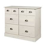 Apothekerscommode Adrienne III massief grenenhout whitewash