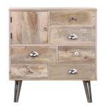 Commode Bambari III Manguier massif / Fer