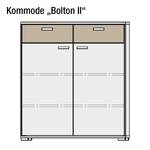 Kommode Bolton II Weiß/Sand