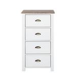 Commode Chateau IV wit/San Remo eikenhouten look