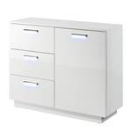 Commode Delphina VI (éclairage fourni) Blanc brillant