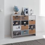 Kast Egby eikenhouten look/grijs