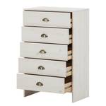 Commode Enrik Pin massif - Blanc