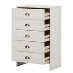 Commode Enrik Pin massif - Blanc