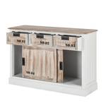 Commode Beach House N0.01 3 tiroirs / 2 portes coulissantes - Style industriel