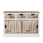 Commode Beach House N0.01 3 tiroirs / 2 portes coulissantes - Style industriel