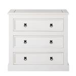 Commode Finca Rustica Pin massif Vernis blanc