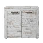 Commode Gola II witte grenenhouten look - geveegd