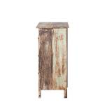 Commode India Avec tiroirs Bois massif verni (90 cm) 3 bois