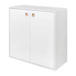 Étagère Janos I Blanc - 2 porte - Profondeur : 25 cm