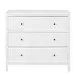 Commode Karelien I Pin massif - Blanc