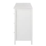 Commode Karelien II Pin massif - Blanc