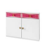 Commode Kate Prinzessinnen Roze - Wit - Hout - 100 x 86 x 38 cm