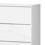 Commode Larado III Blanc brillant / Blanc