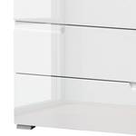 Commode Larado III Blanc brillant / Blanc