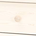 Cassettiera Lennart IV Legno massello di pino Bianco