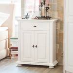 Commode Nolan Pin noueux massif - Lasure blanche