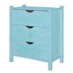 Commode Paulina massief grenenhout - Turquoise