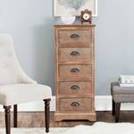 Commode Peyton Pin massif - Marron