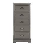 Commode Peyton Pin massif - Gris