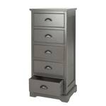 Commode Peyton Pin massif - Gris