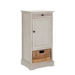 Commode Raven Pin massif - Taupe / Beige