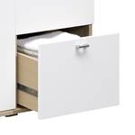 Credenza Rio Art III Effetto quercia/Bianco lucido