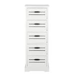 Commode Sarina Pin massif - Blanc