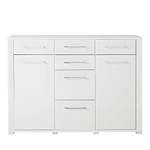 Commode Silkeborg II Blanc brillant