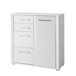 Commode Silkeborg III Blanc brillant