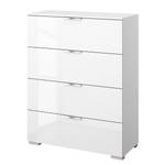 Commode SKØP VII Blanc alpin / Blanc brillant - Chrome