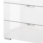 Commode SKØP VII Blanc alpin / Blanc brillant - Chrome