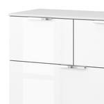 Commode SKØP VIII Blanc alpin / Blanc brillant - Chrome