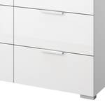 Commode SKØP X Blanc alpin / Blanc brillant - Aluminium