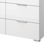 Commode SKØP X Blanc alpin / Blanc brillant - Aluminium