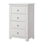 Commode Straightly I Pin massif - Blanc