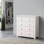 Commode Straightly VI Epicéa massif - Blanc