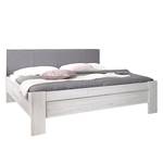 Compact bed Madrid Witte eikenhouten look - Basalt - 200 x 200cm