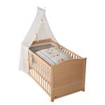 Komplettbett Butterfly (4-tlg.) Beige - Holzwerkstoff - 144 x 80 x 79 cm