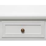 Console Montréal avec 3 tiroirs Blanc - En partie en bois massif - 120 x 81 x 40 cm