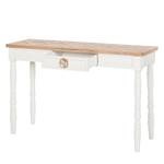 Table console Souillac Chêne partiellement massif - Chêne / Blanc