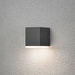 LED-Außenwandleuchte Monza Cube Acrylglas / Aluminium - 1-flammig - Flammenanzahl: 1