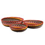 Corbeille Ethno (set de 3) Multicolore