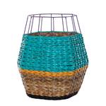 Panier Narlay Zostère - Turquoise / Sable
