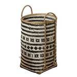 Panier Yantai I (set de 3) Bambou - Noir / Blanc