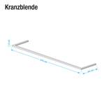 Corniche Skøp Blanc alpin - Largeur : 270 cm - 2 porte